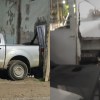 Imagen de Un hombre destrozó el frente de su casa en Centenario con una Ford Ranger para echar a su hija