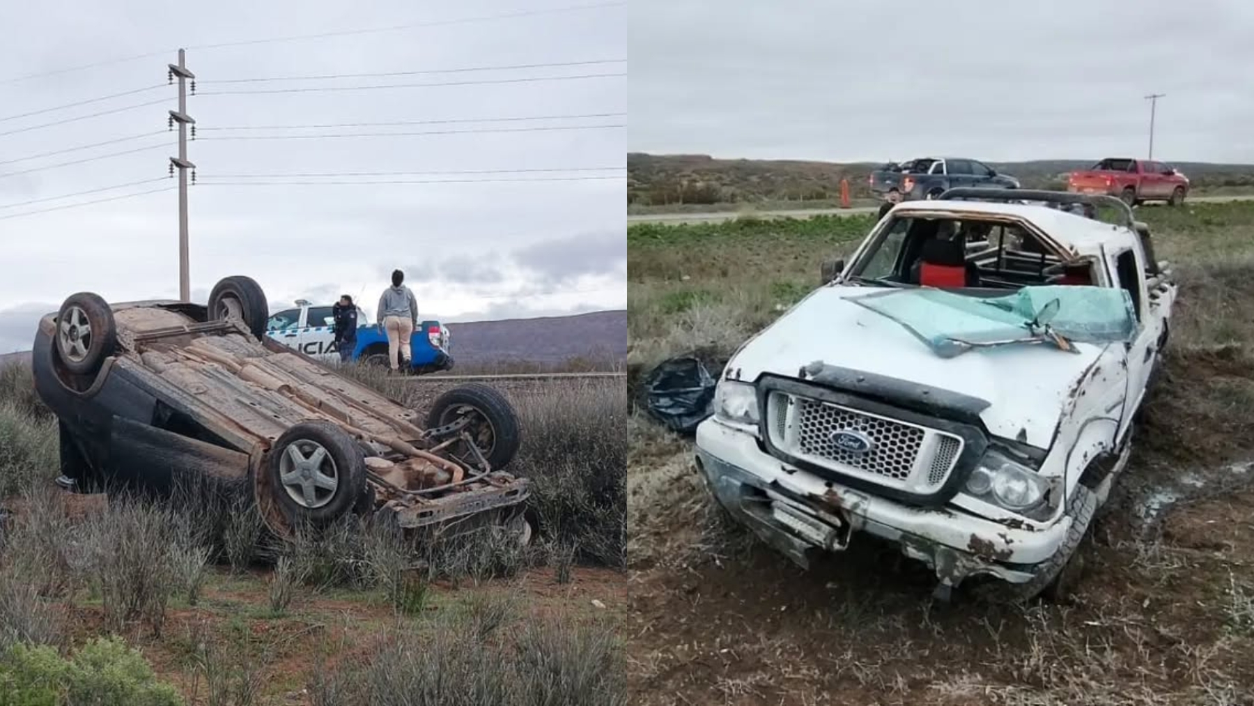 Accidentes en la Ruta 237 de Neuquén durante un día de intensas lluvias