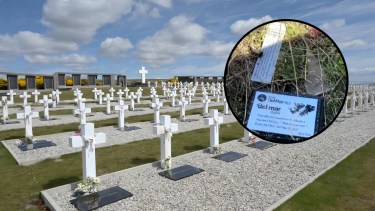 Polémica en Malvinas: la TV de Chile reveló cómo vandalizan los homenajes a los caídos argentinos en el Cementerio de Darwin