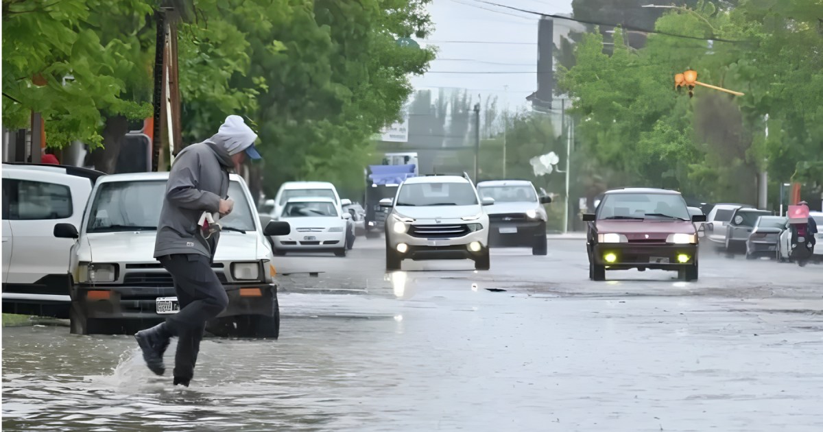 Alerta naranja por tormentas en Neuquén y Río Negro este 23 de octubre