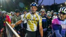 Imagen de Una Scaloneta por las calles porteñas: el DT completó la Gran Fondo de Buenos Aires