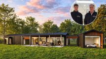 Imagen de Empezaron a construir casas en Buenos Aires y hoy las trasladan en camión a la Patagonia en 90 días