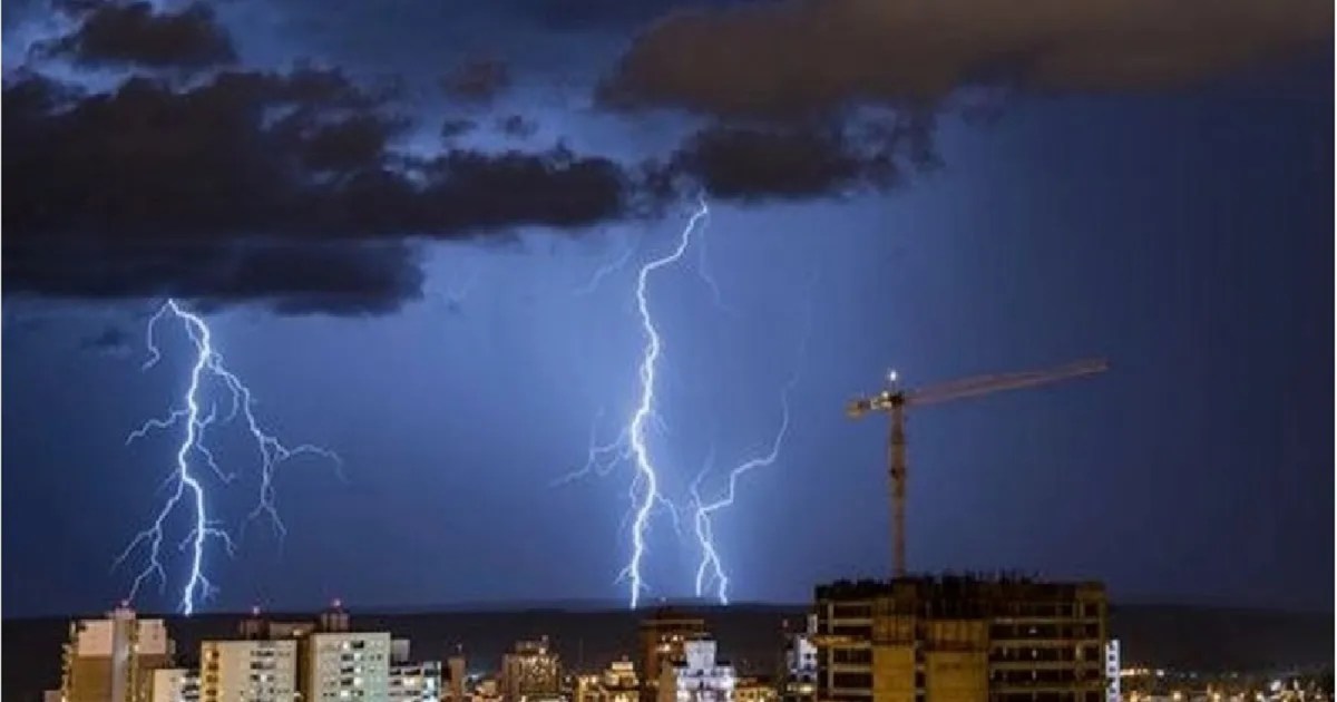 Alerta amarilla por tormentas en Río Negro y Neuquén este fin de semana