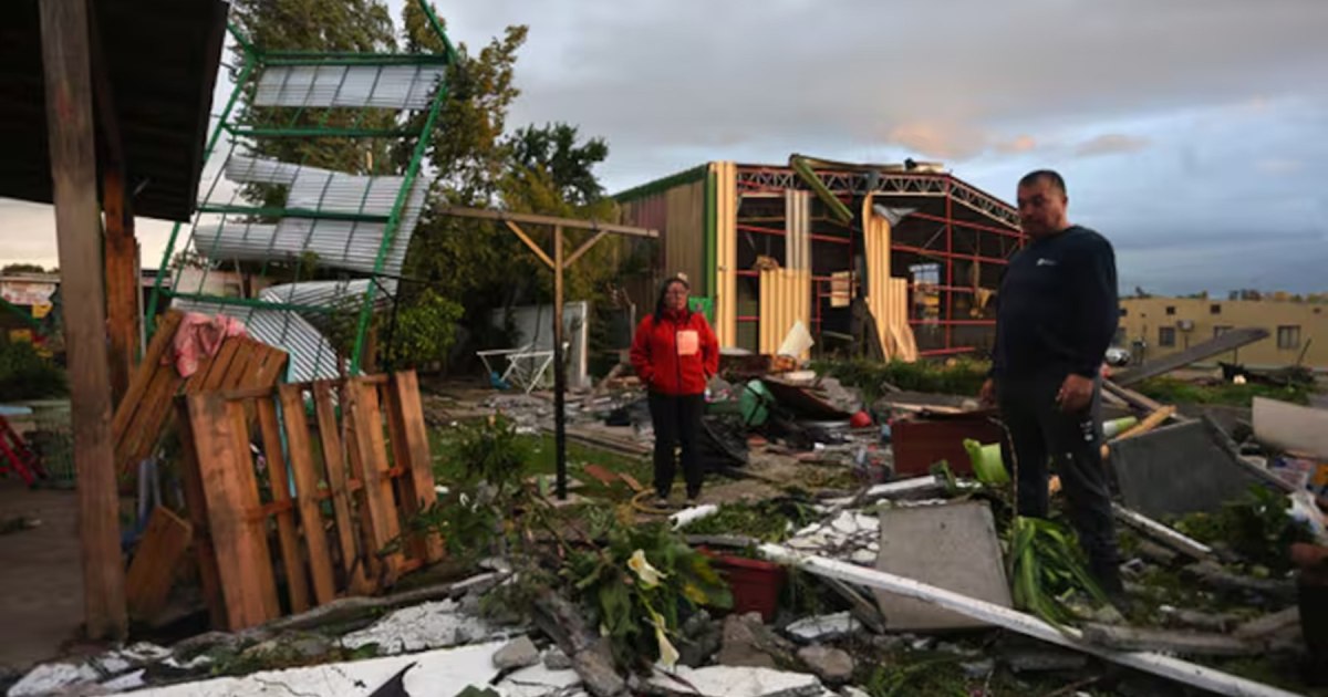 Tornado en Chile causa daños en colegio y viviendas sin heridos reportados