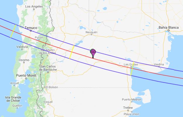 Eclipse Solar Total Del Dia 14 De Diciembre De 2020 Mapa