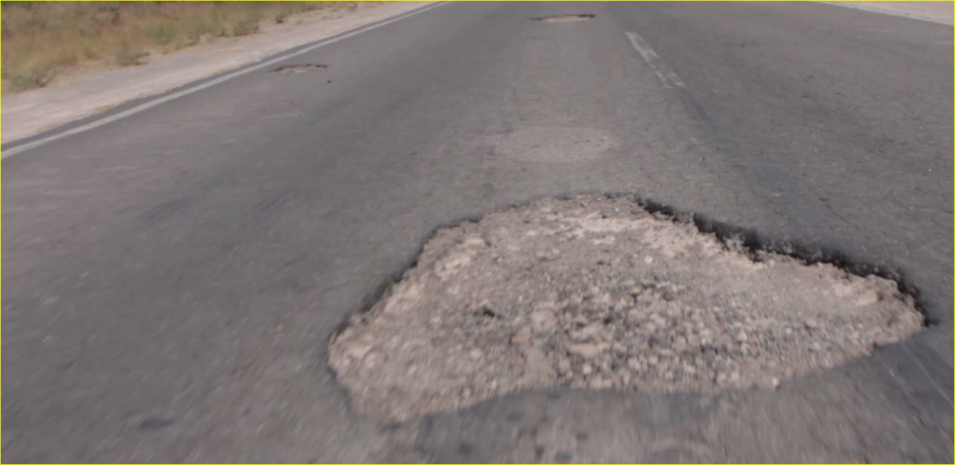 Así está el tramo de la ruta nacional 151 - Diario Río Negro
